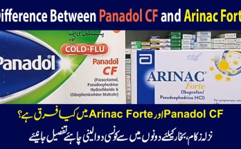 Difference Between Panadol CF and Arinac Forte