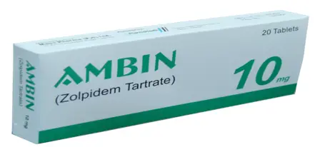 Ambien or Ambin Tablet Zolpidem (Tartrate)