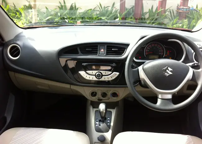 New Maruti Alto K10 interior