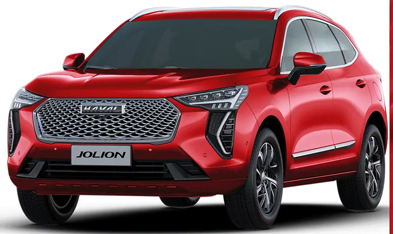 Haval-Jolion-Exterior-in-Red-Color-Pakistan