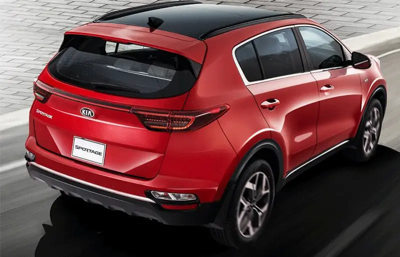 KIA-Sportage-Pakistan-in-Red-Color-Back