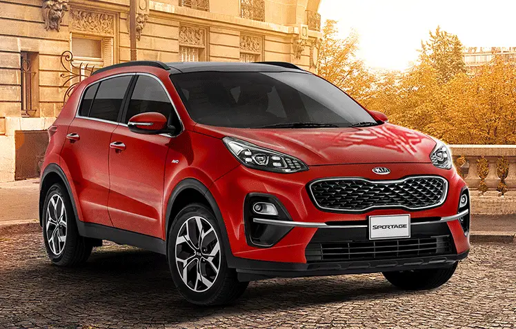 KIA-Sportage-Pakistan 2023-in-red-Color-Front
